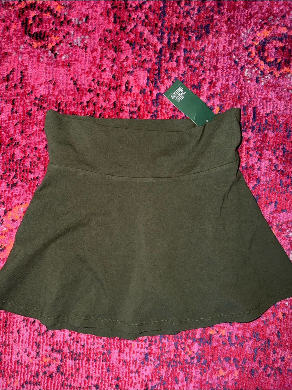 cotton mini skirt